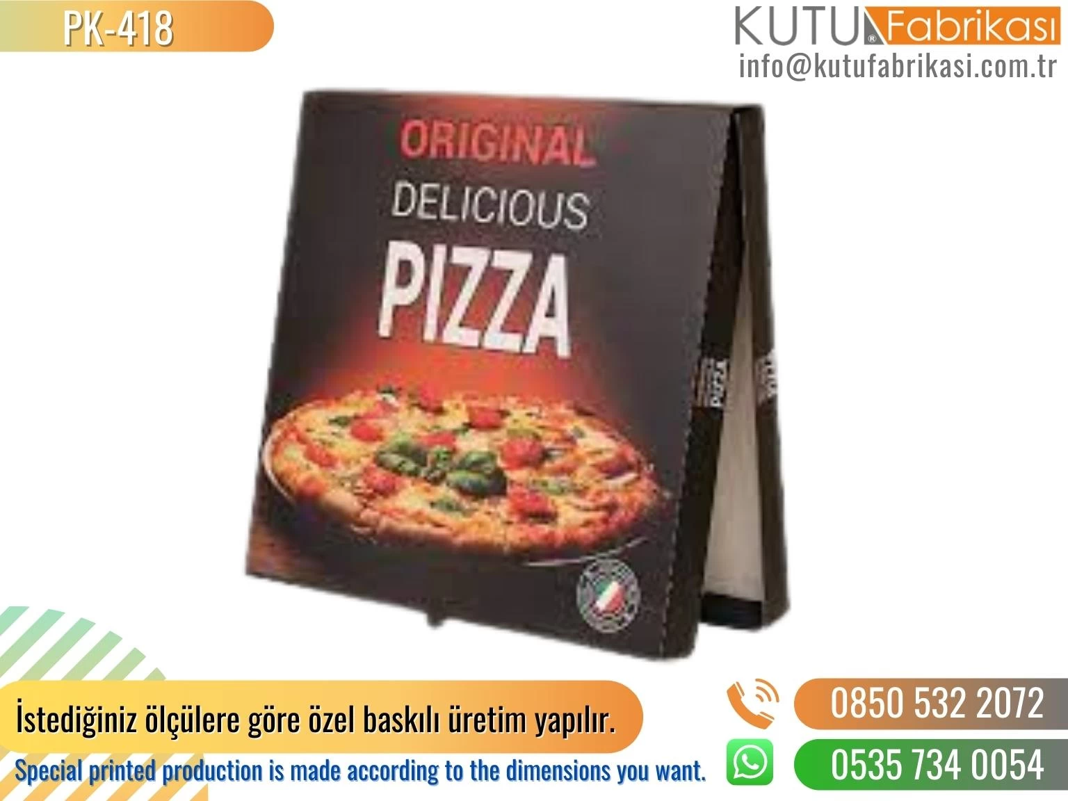 Pizza Box 418