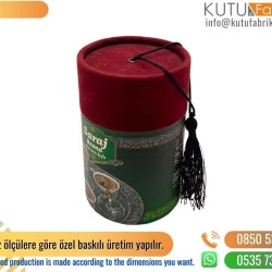 Fes Kapaklı Kahve Kutusu Yeşil